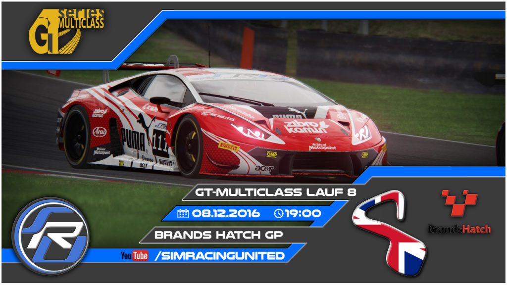 8. Lauf der GT Multiclass Series im britischen Brands Hatch